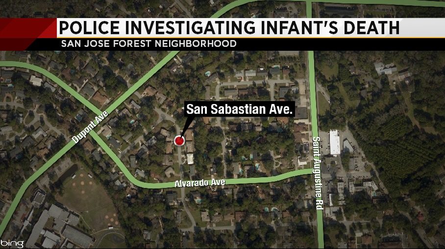 Jacksonville police investigate 2monthold's death